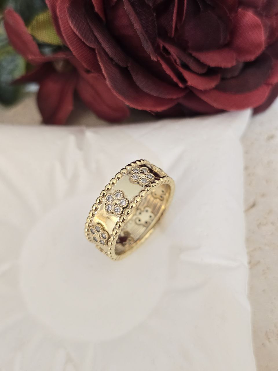 Ring Fleur Dorée