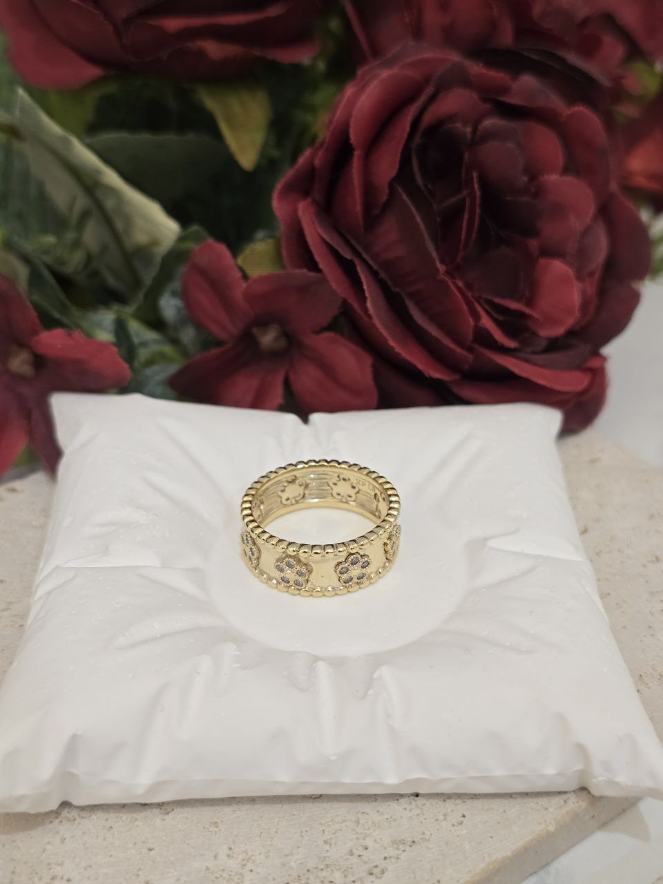 Ring Fleur Dorée